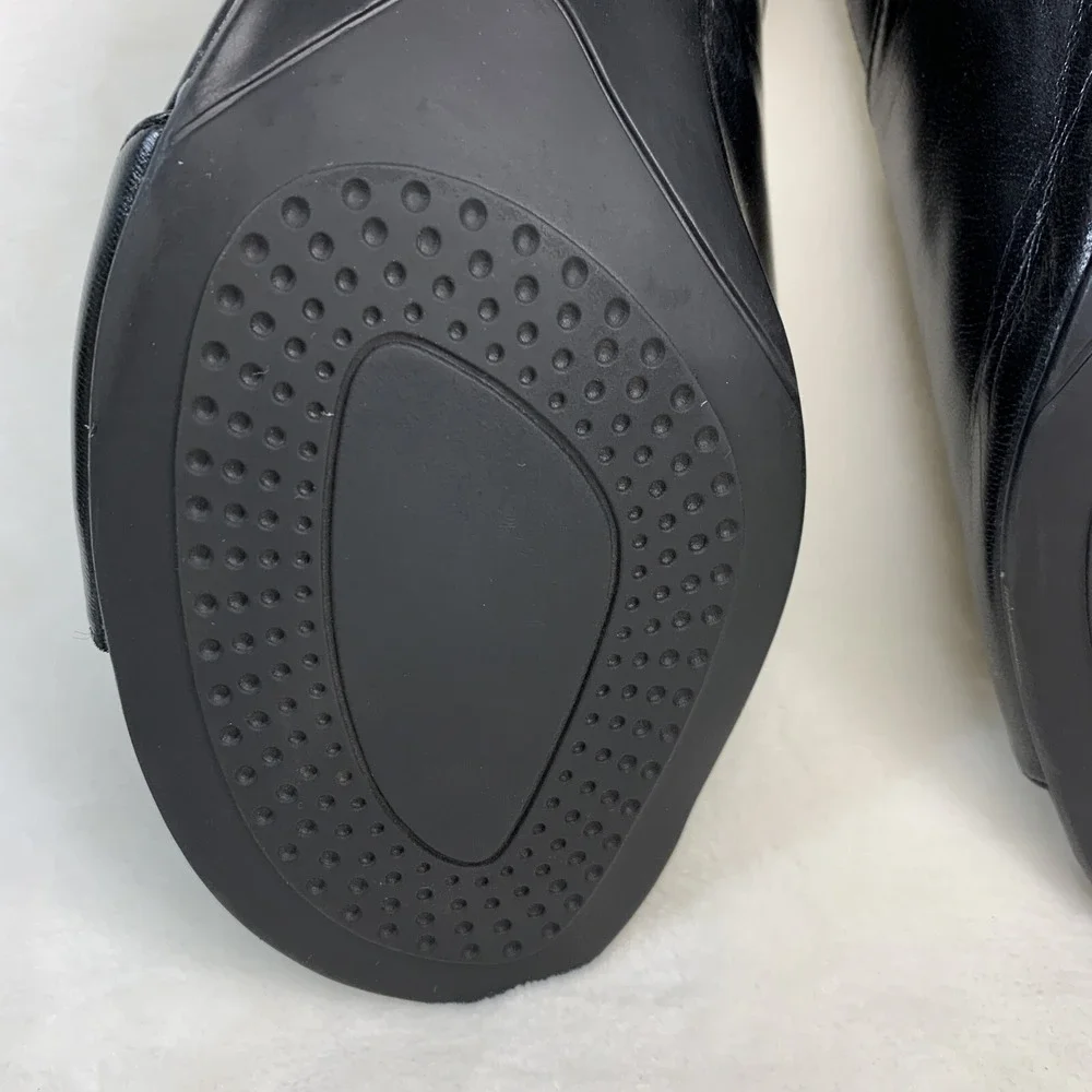 Naturalizer Serenity Black Sling Back Leather Open Toe Heels  EUC Size 7 Width C